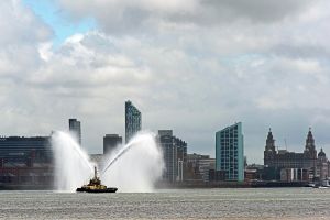 Liverpool's Albert Dock sea front 